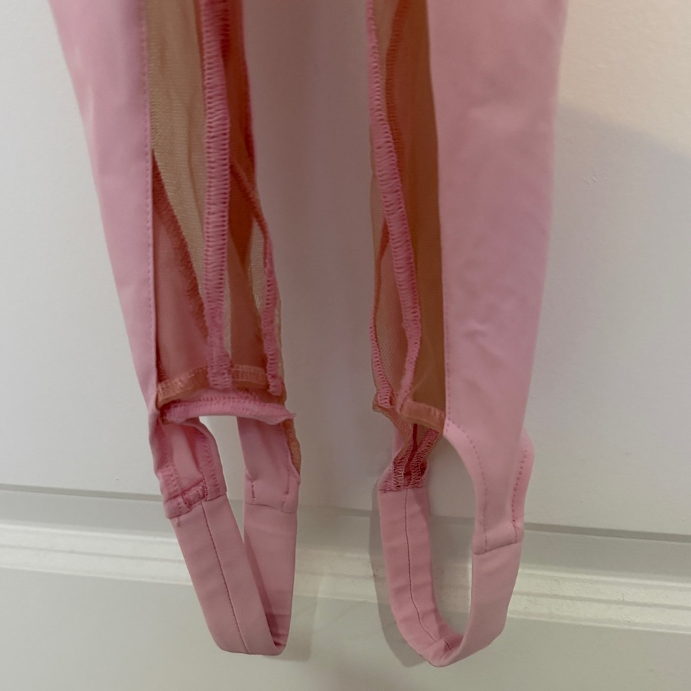 MUGLER - Lvr Exclusive Jersey & Tulle Jumpsuit - Picture 7 of 9